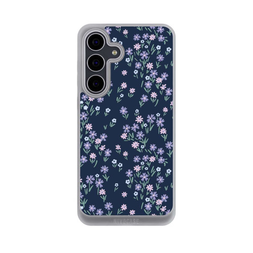 Samsung Galaxy S25 FE NIVOpure Dark Blue Floral Theme