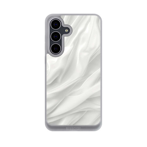 Samsung Galaxy S25 FE NIVOpure Weiße Seidenmatte Textur mit KI