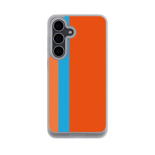 Samsung Galaxy S25 FE NIVOpure Rayures Orange Bleu