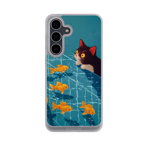 Samsung Galaxy S25 FE NIVOpure Cat in a Pool with AI