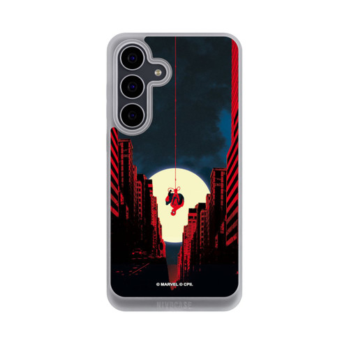 Samsung Galaxy S25 FE NIVOpure Spider-Man Marvel between Skyscrapers