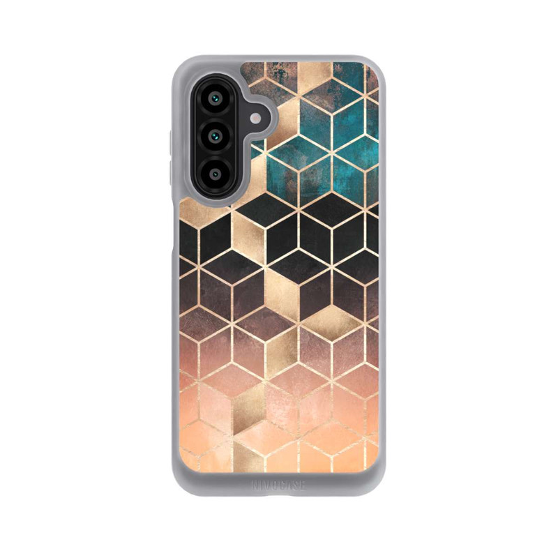 Galaxy A17 5G NIVOpure Ombre Traum Würfel Gold Druck