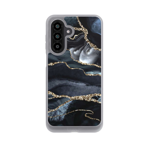 Samsung Galaxy A17 5G NIVOpure Dunkler Marmor Gold Glitzerlook