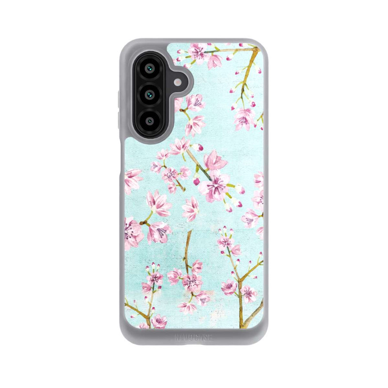 Galaxy A17 5G NIVOpure Kirschblütenzweigmuster Hellblau
