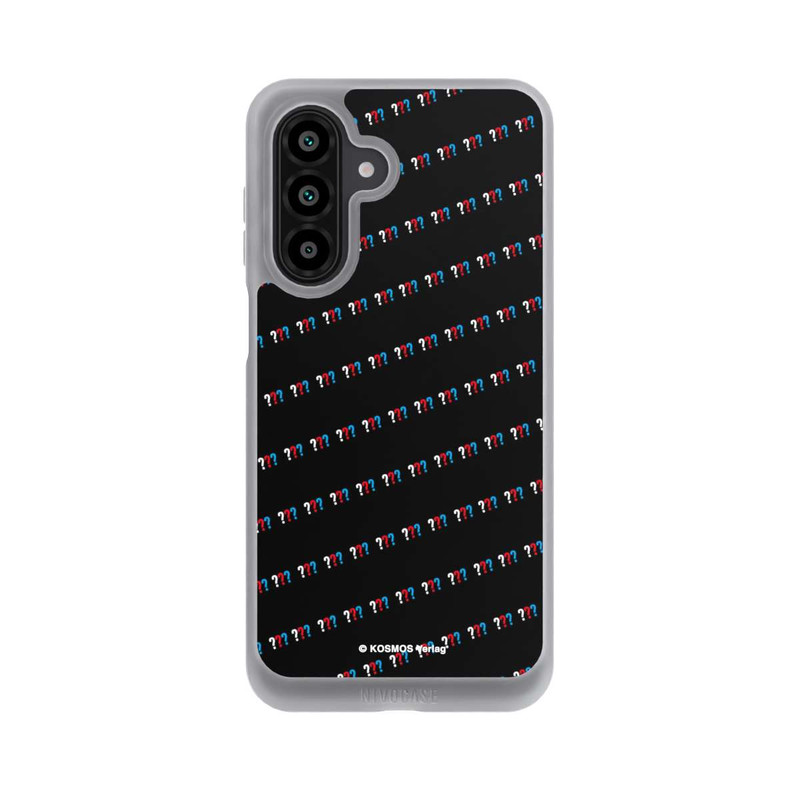 Galaxy A17 5G NIVOpure Drei Fragezeichen Muster Schräg
