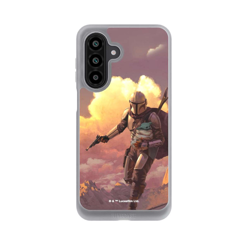 Galaxy A17 5G NIVOpure Der Mandalorianer und Grogu Sonnenguntergang Wolken