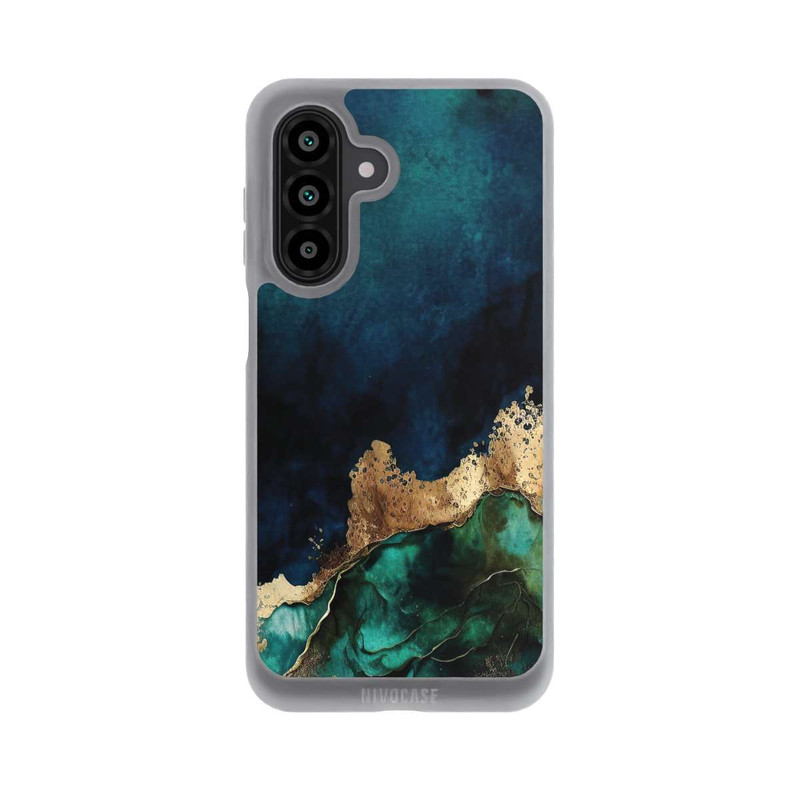 Galaxy A17 5G NIVOpure Bleu pétrole avec or