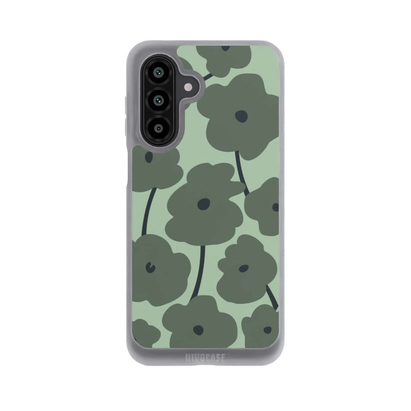 Galaxy A17 5G NIVOpure Minimalistische Blumen Grün