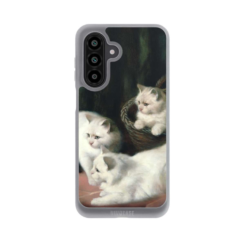 Galaxy A17 5G NIVOpure Three White Angora Kittens