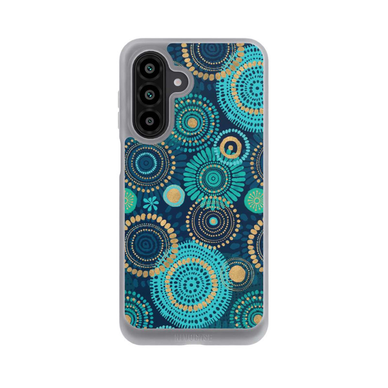 Galaxy A17 5G NIVOpure Blockprint India Teal Gold