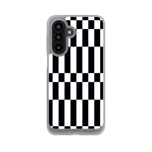 Samsung Galaxy A17 5G NIVOpure Checked Abstract Bold Black and White Color Block