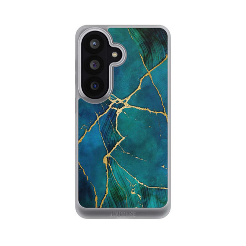 Samsung Galaxy S26 NIVOpure Mineralischer Glamourlook Blaugold
