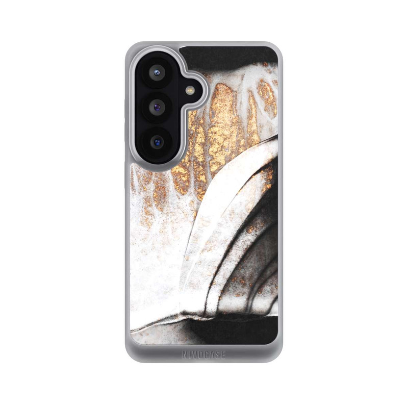 Galaxy S26 NIVOpure Schwarze und goldene Adern