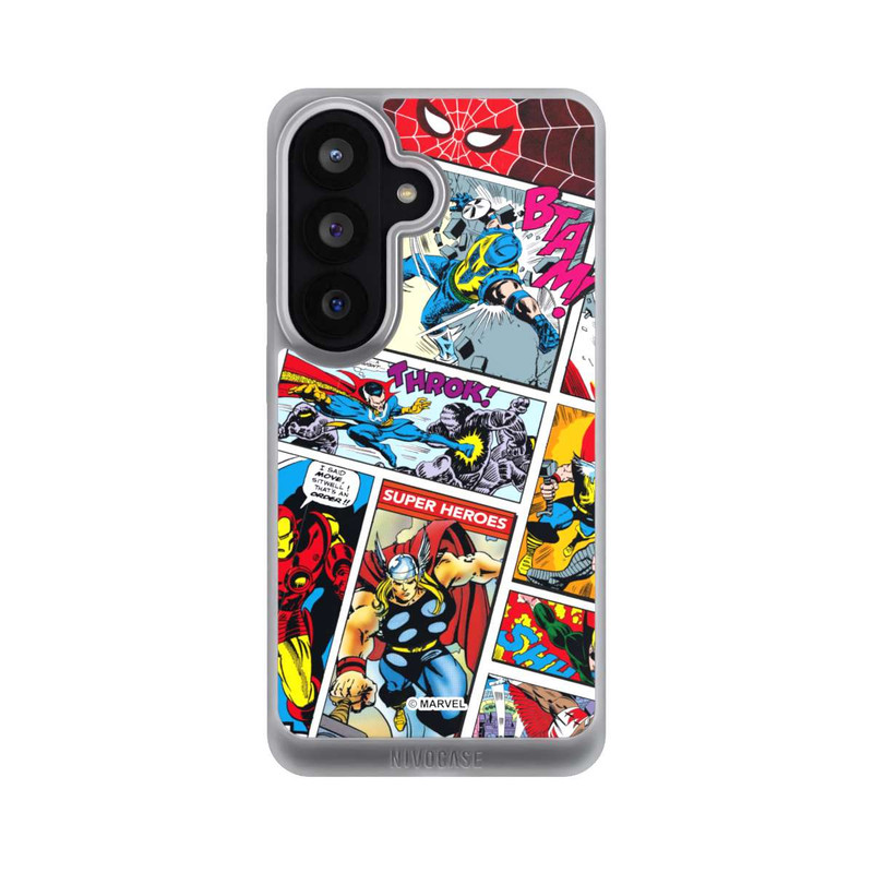 Galaxy S26 NIVOpure Marvel Retro Comic Blue