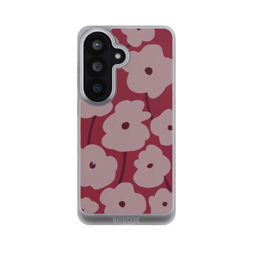 Samsung Galaxy S26 NIVOpure Minimalistische Blumen Bordeaux