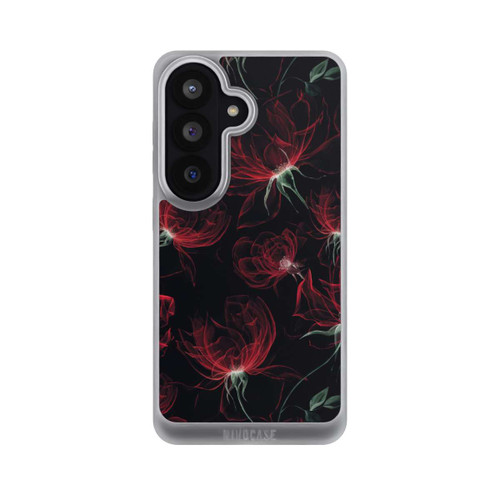 Samsung Galaxy S26 NIVOpure Red Flowers Wallpaper