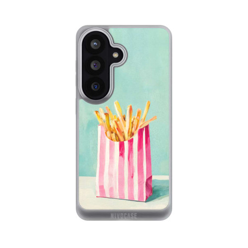 Samsung Galaxy S26 NIVOpure Retro Pommes Blau Watercolor