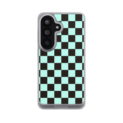 Samsung Galaxy S26 NIVOpure Checked Pattern Blue Brown
