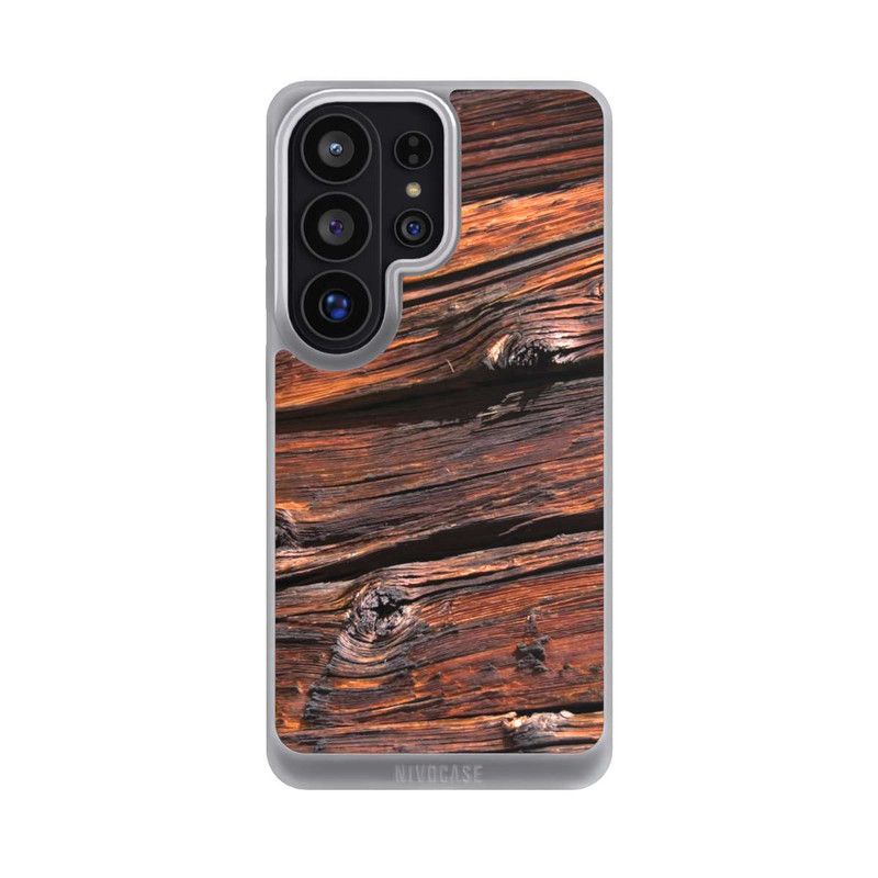 Galaxy S26 Ultra NIVOpure Verwitterte Holzplanken