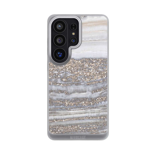 Samsung Galaxy S26 Ultra NIVOpure White Glitter Marble Look