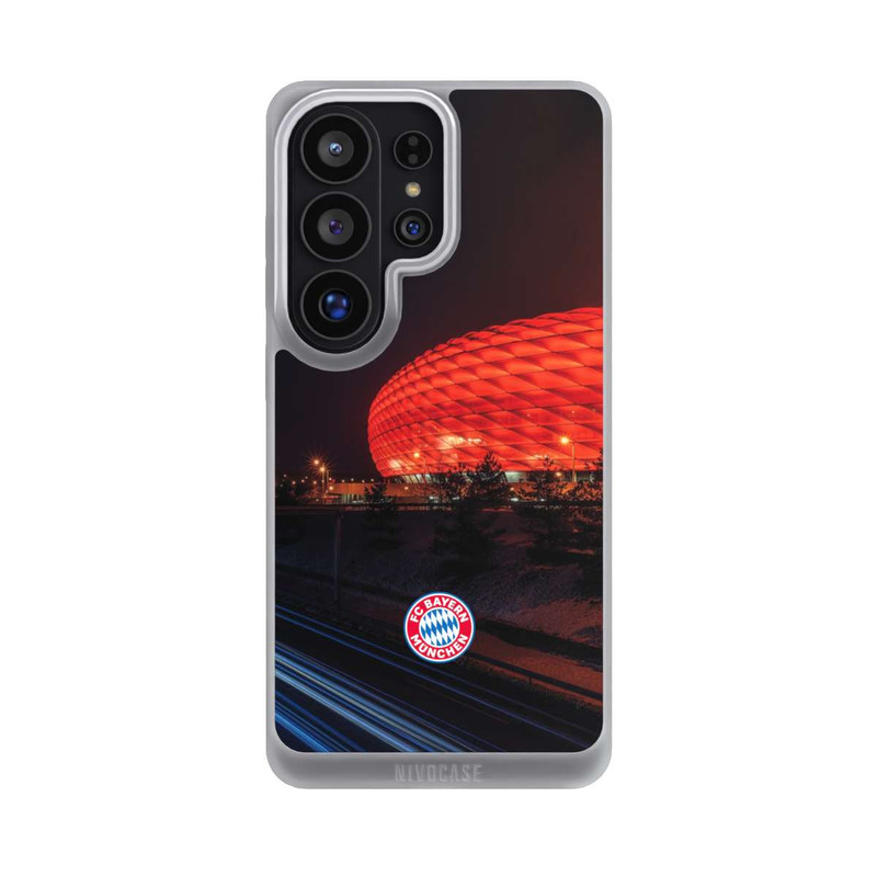 Galaxy S26 Ultra NIVOpure Allianz Arena bei Nacht FCB