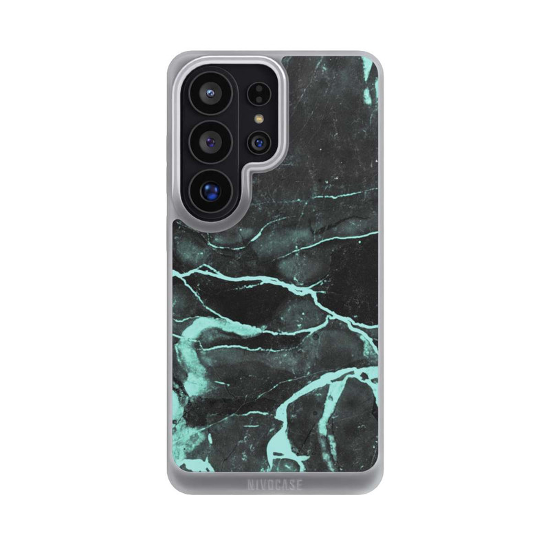 Galaxy S26 Ultra NIVOpure Grauer und blauer Marmor