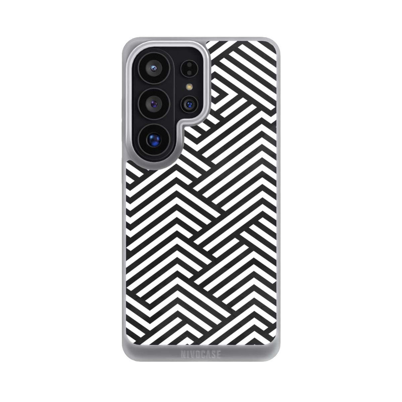 Galaxy S26 Ultra NIVOpure Schwarz und Weiß ZigZag