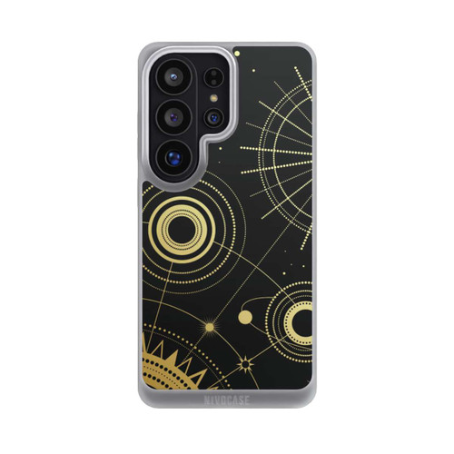 Samsung Galaxy S26 Ultra NIVOpure Schwarzer und goldener Look Abstrakt