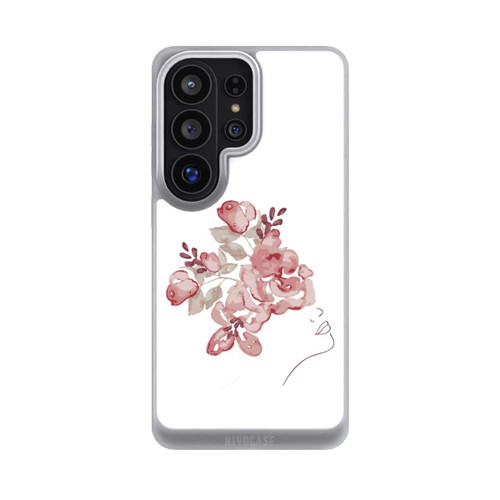 Samsung Galaxy S26 Ultra NIVOpure Line Art Woman face flowers
