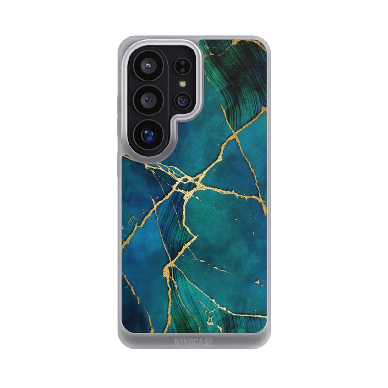 Galaxy S26 Ultra NIVOpure Mineral glamour blue gold look