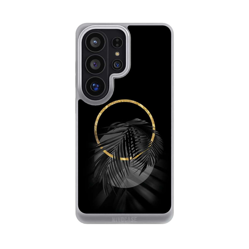 Galaxy S26 Ultra NIVOpure tropische Blätter schwarz
