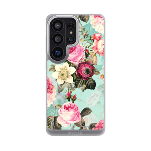 Samsung Galaxy S26 Ultra NIVOpure Turquoise Wallpaper Roses