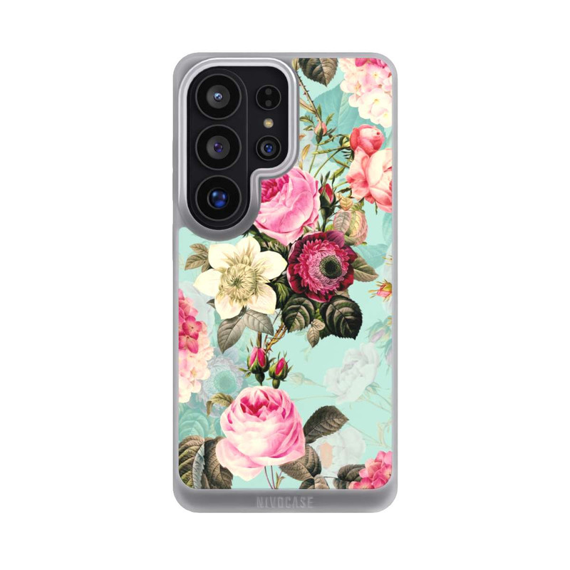 Galaxy S26 Ultra NIVOpure Turquoise Wallpaper Roses