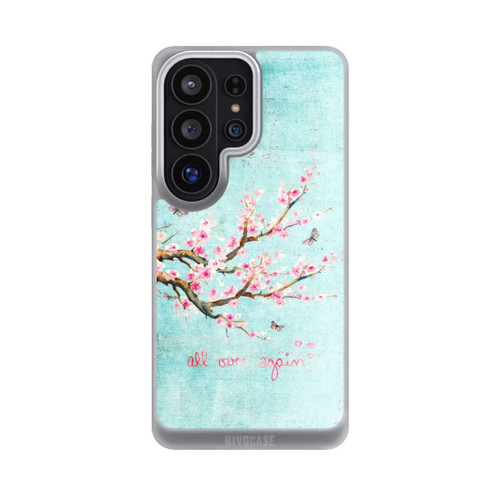 Samsung Galaxy S26 Ultra NIVOpure Motif d'arbre en fleurs de cerisier bleu