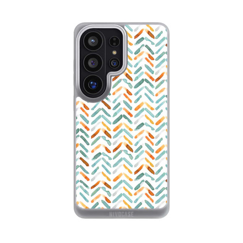 Samsung Galaxy S26 Ultra NIVOpure Elegant Fall Chevron Blue Orange