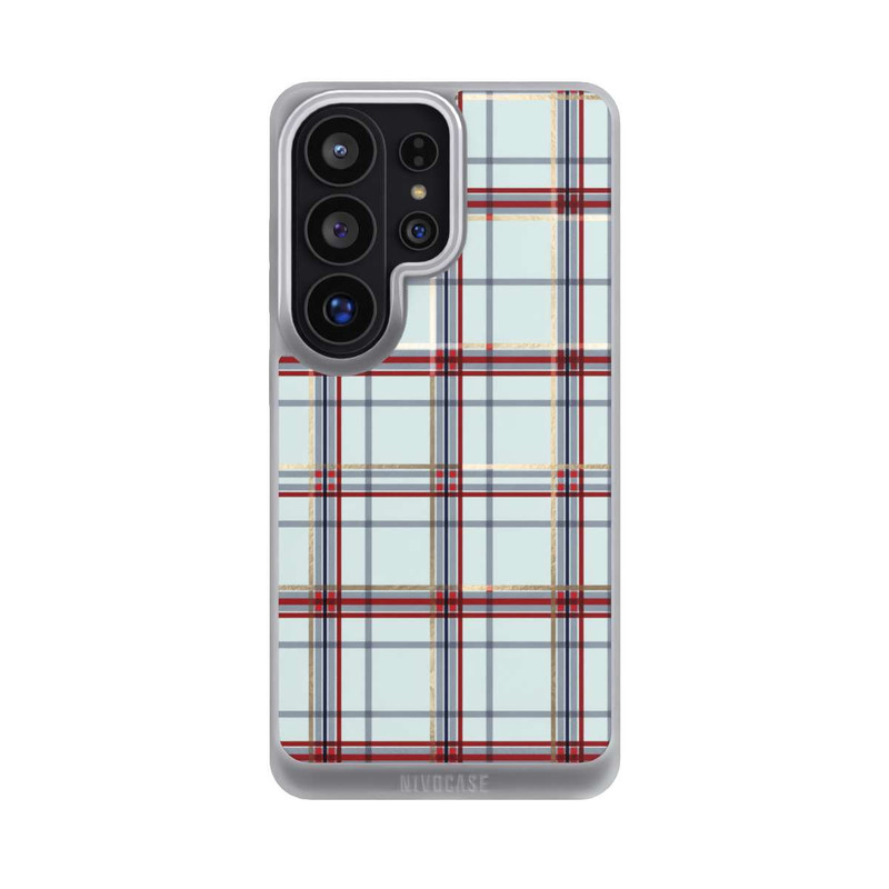Galaxy S26 Ultra NIVOpure Tartan Bleu