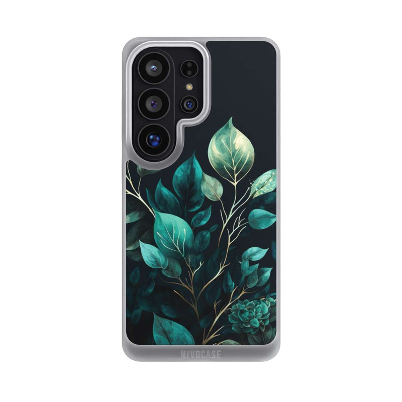 Galaxy S26 Ultra NIVOpure Eucalyptus Fond Sombre avec IA