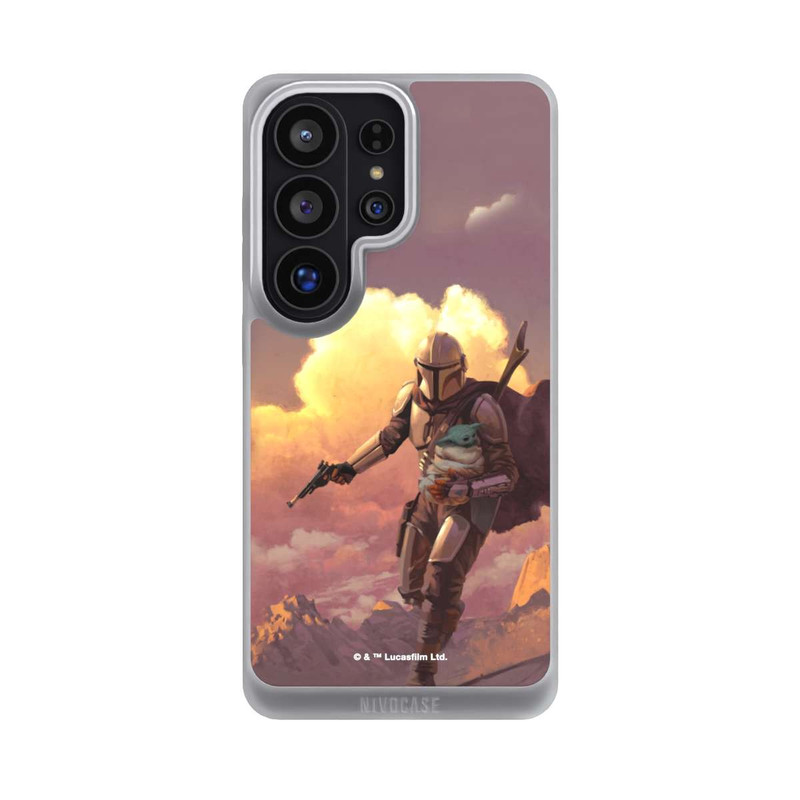 Galaxy S26 Ultra NIVOpure Der Mandalorianer und Grogu Sonnenguntergang Wolken
