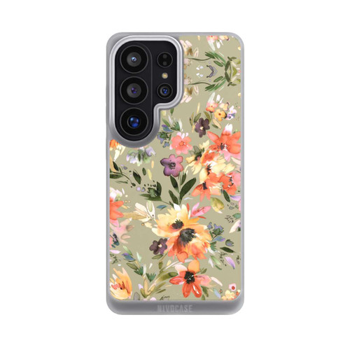 Samsung Galaxy S26 Ultra NIVOpure Painterly Tropical Flowers Sage Green