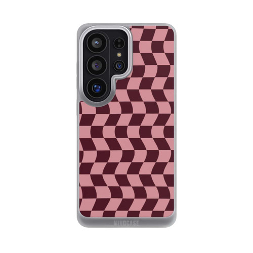 Samsung Galaxy S26 Ultra NIVOpure Schachbrett Rot-Rosa