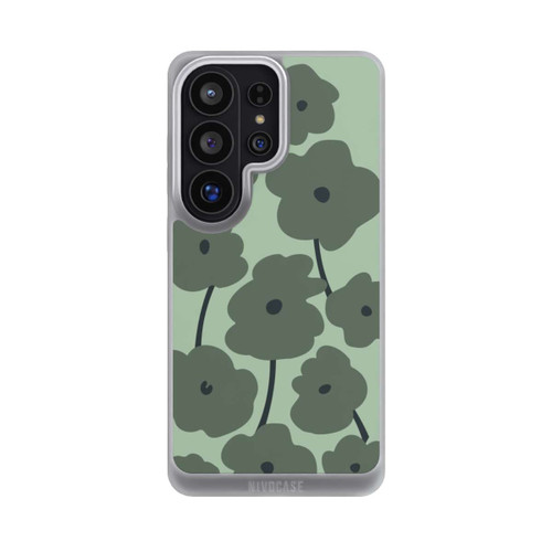 Samsung Galaxy S26 Ultra NIVOpure Fleurs Minimalistes Vertes
