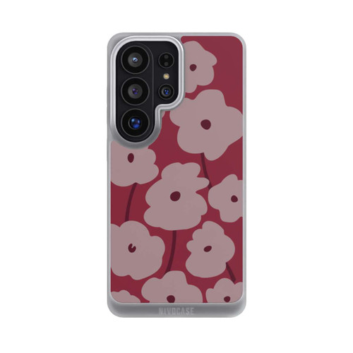 Samsung Galaxy S26 Ultra NIVOpure Minimalistische Blumen Bordeaux
