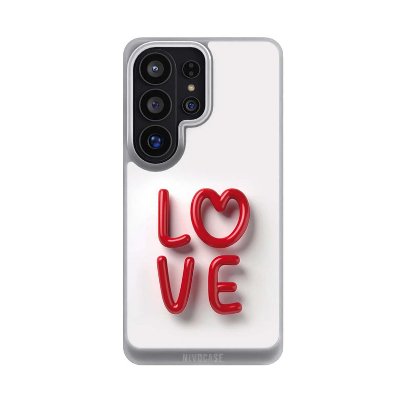 Galaxy S26 Ultra NIVOpure Love Statement Red with AI