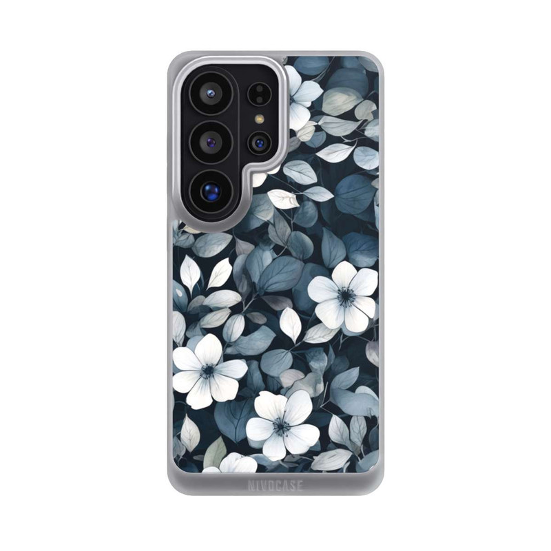 Galaxy S26 Ultra NIVOpure Blaue Negativblumen mit KI