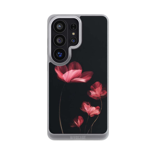 Samsung Galaxy S26 Ultra NIVOpure Burgunder Blüten schwarz