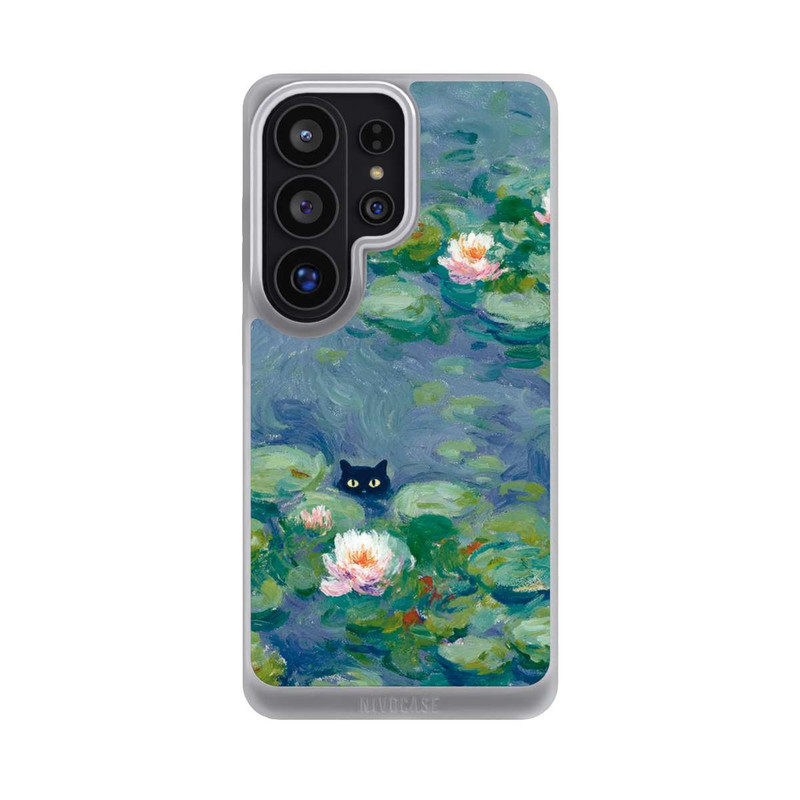 Galaxy S26 Ultra NIVOpure Katze im Teich Gemälde Impressionismus