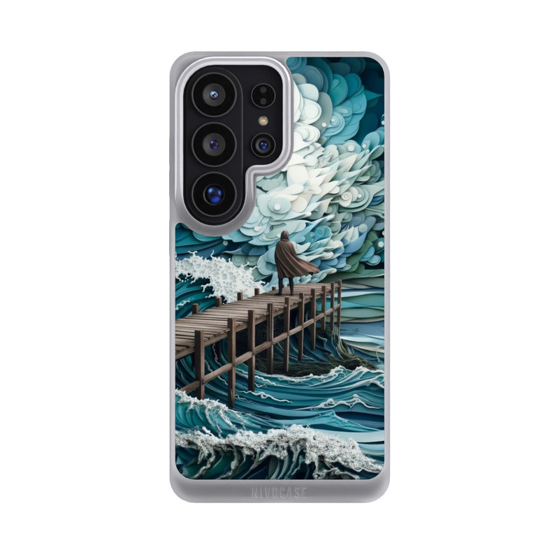 Galaxy S26 Ultra NIVOpure Stürmische See mit KI