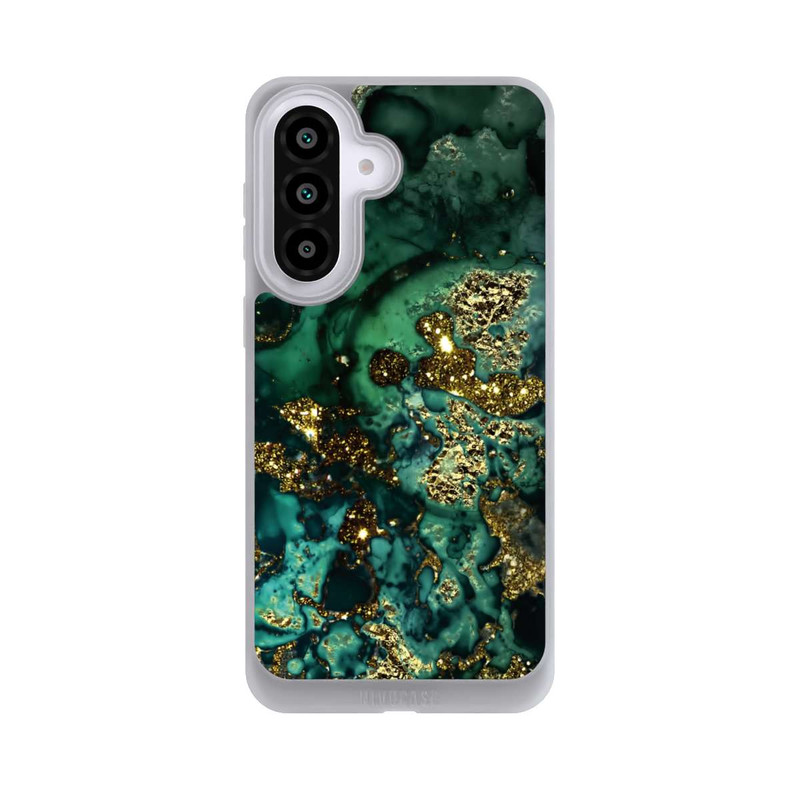 Galaxy A57 5G NIVOpure Cyan Glitzer Marmorlook