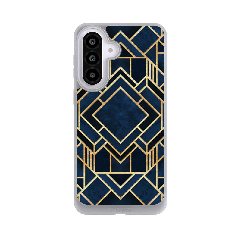 Galaxy A57 5G NIVOpure Impression Art Déco Bleu Or