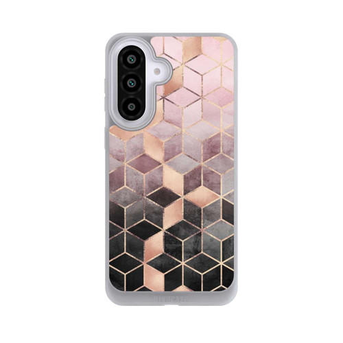 Samsung Galaxy A57 5G NIVOpure Pink-grauer Farbverlauf Würfel Druck